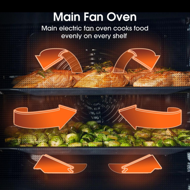 Hisense BID99222CXUK 59.4cm Built-In Double Oven