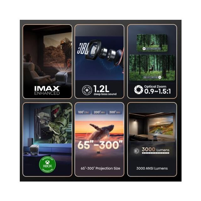 Hisense C2TUK Ultra Smart 4K Mini Laser Projector