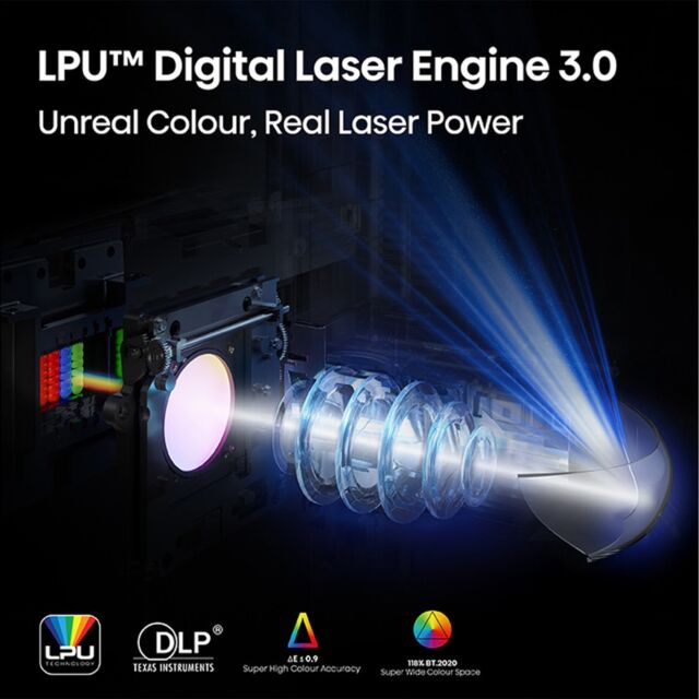 Hisense PX4-PRO 4K Smart Ultra Short Throw Laser Cinema Projector