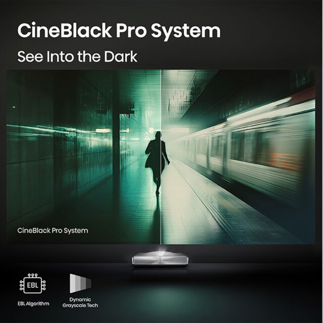 Hisense PX4-PRO 4K Smart Ultra Short Throw Laser Cinema Projector