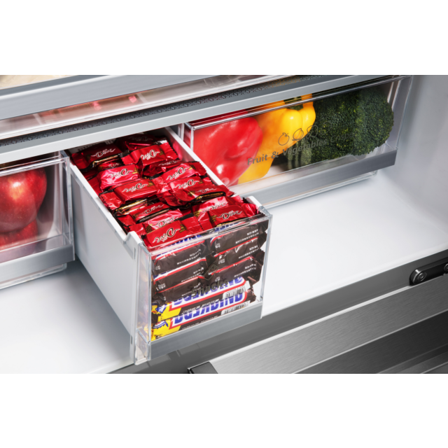 Hisense RF749N4SWSE 91.4cm American Style Fridge Freezer - Stainless Steel