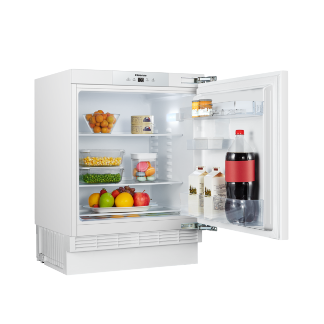 Hisense RUL178D4AWE 59.5cm Intergrated Undercounter Larder Fridge - White
