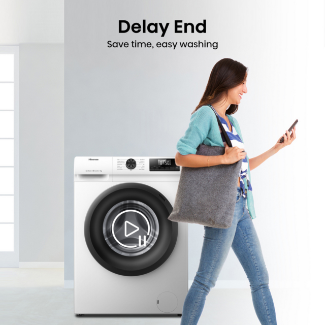 Hisense WF1Q8041BW 8kg Steam Wash Washer 1400 RPM