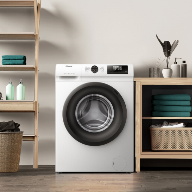 Hisense WF1Q8041BW 8kg Steam Wash Washer 1400 RPM