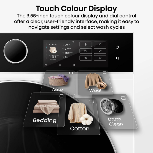 Hisense WF5I9043BWFS 9kg 1400 Spin Washing Machine