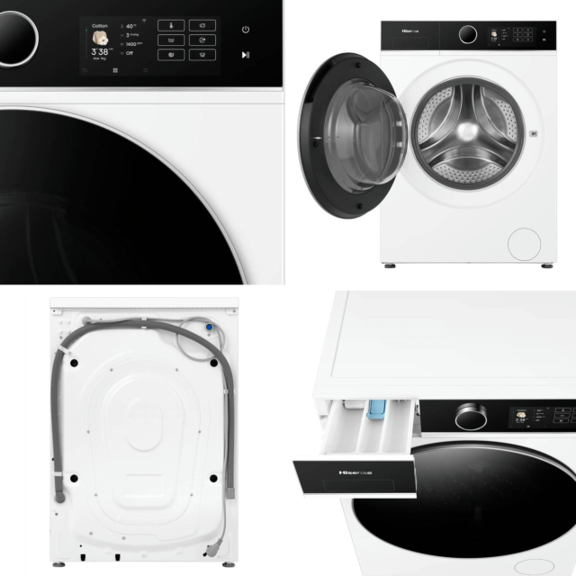 Hisense WF5I9043BWFS 9kg 1400 Spin Washing Machine