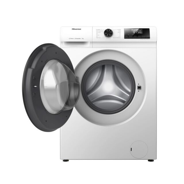 Hisense WFQP7012EVM 7kg 1200 Spin Washing Machine, White