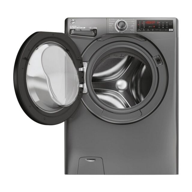 Hoover H3WPS496TAMBR68 9Kg 1400 Spin Washing Machine - Graphite