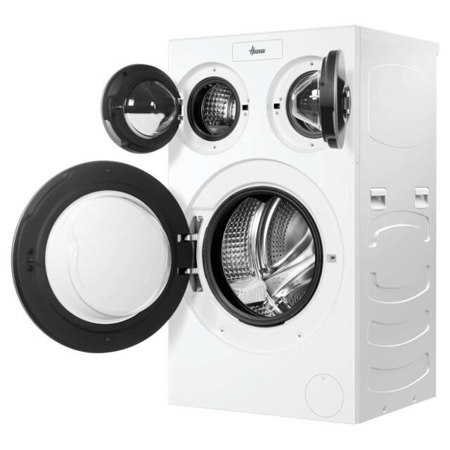 Hoover HMQD 410CBL9-80 10 kg + 1 kg + 1 kg 1400 Spin Washing Machine - White