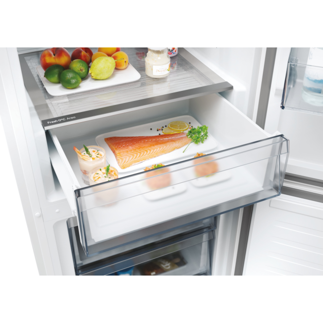 Hoover HONCQ2T618EWKR 59.5cm 60/40 Frost Free Fridge Freezer - White