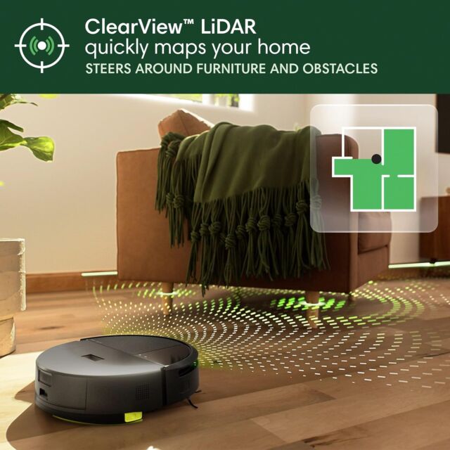 iRobot ROOMBA 205B Dust Compactor Combo Robot - Black