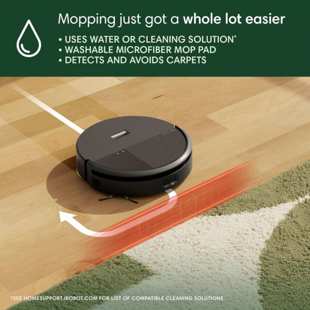 iRobot ROOMBA 205B Dust Compactor Combo Robot - Black
