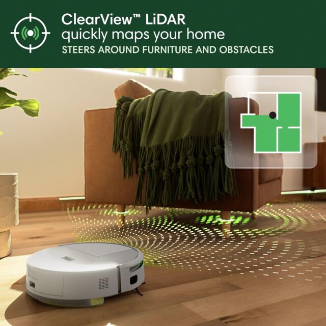 iRobot ROOMBA 205 Dust Compactor Combo Robot - White