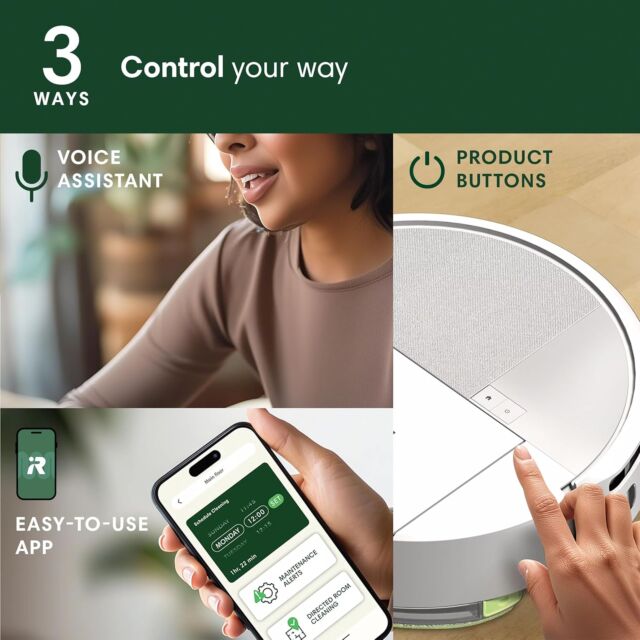 iRobot ROOMBA 205 Dust Compactor Combo Robot - White