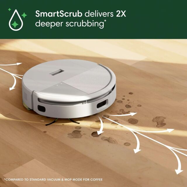 iRobot ROOMBA 205 Dust Compactor Combo Robot - White