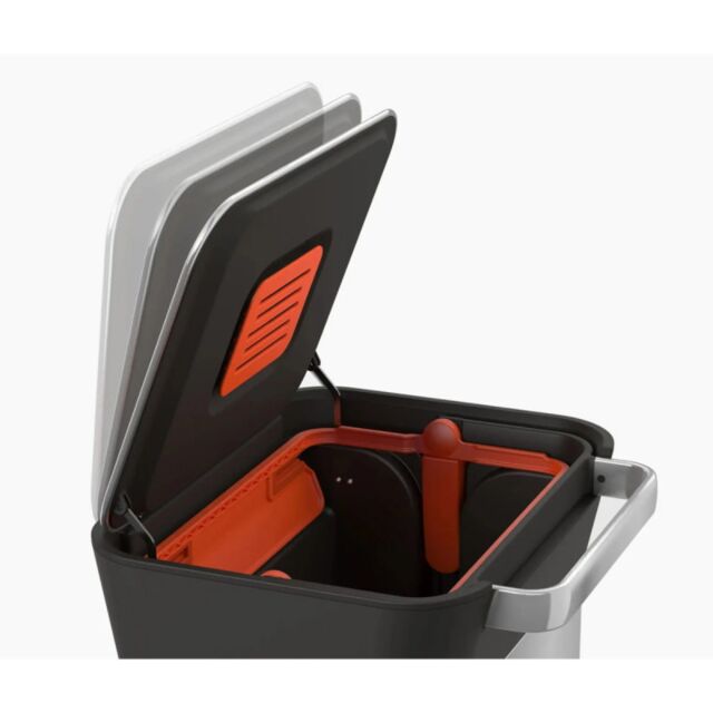 Joseph Joseph 30030 STAINLESS STEEL Titan 30L Stainless-steel Trash Compactor