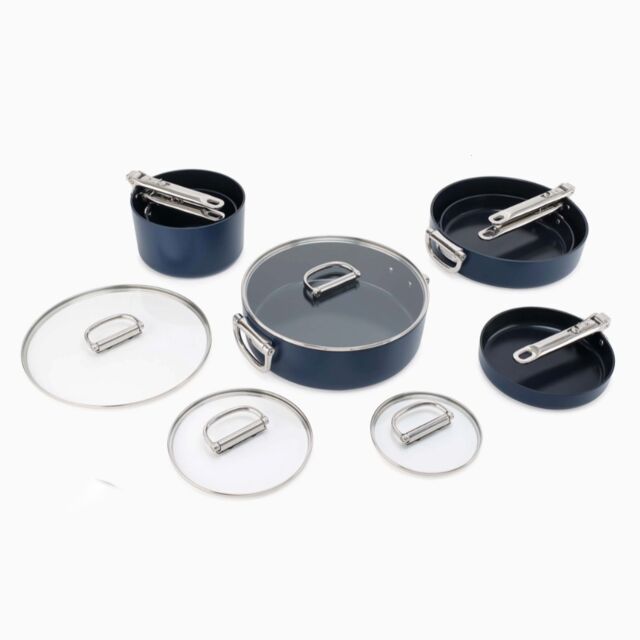 Joseph Joseph 45086 Space™ Non-Stick 6 Piece Cookware Set, Blue