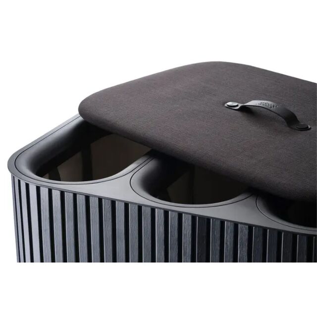 Joseph Joseph 5000005 Tota Luxe 90L Black Laundry Separation Basket