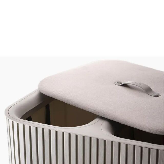 Joseph Joseph 5000006 Tota Luxe 90L Ecru Laundry Separation Basket