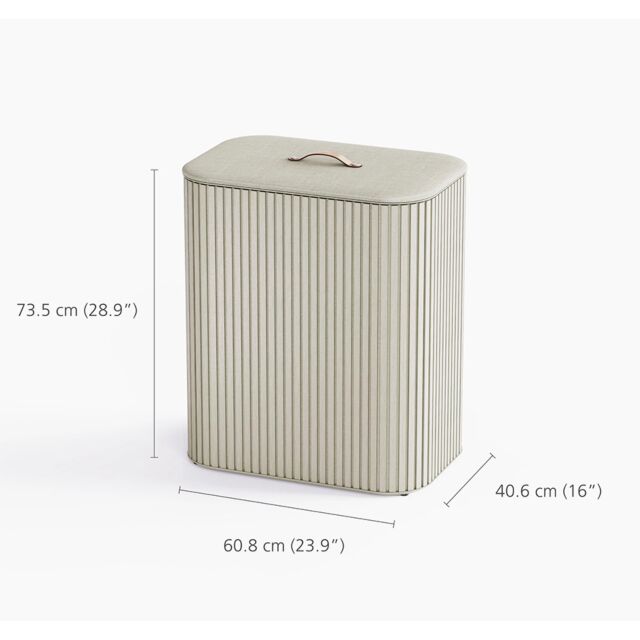 Joseph Joseph 5000006 Tota Luxe 90L Ecru Laundry Separation Basket