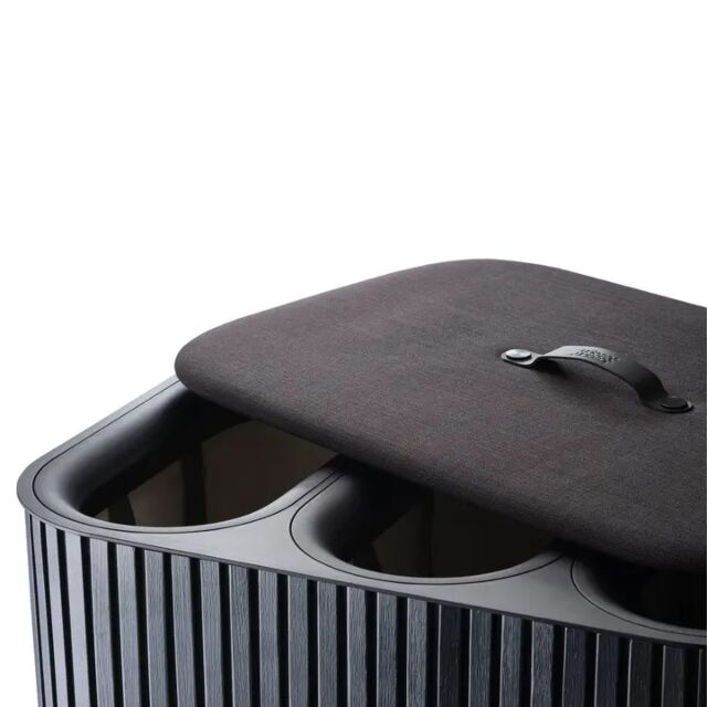 Joseph Joseph 5000007 Tota Trio Luxe 90L Black Laundry Separation Basket