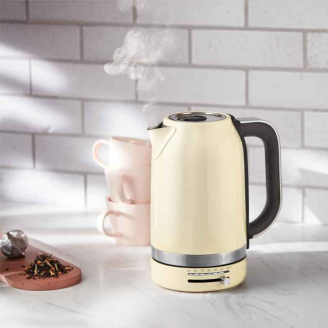 KitchenAid 5KEK1701BAC 1.7L Jug Kettle, Almond Cream