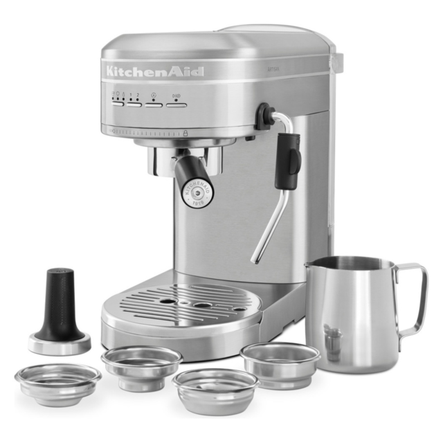 KitchenAid 5KES6503BSX Semi Auto Espresso Artisan Machine, Stainless Steel