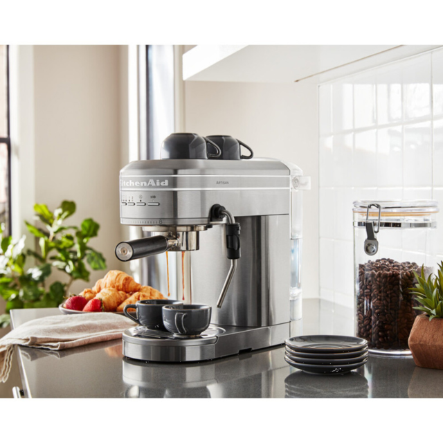 KitchenAid 5KES6503BSX Semi Auto Espresso Artisan Machine, Stainless Steel