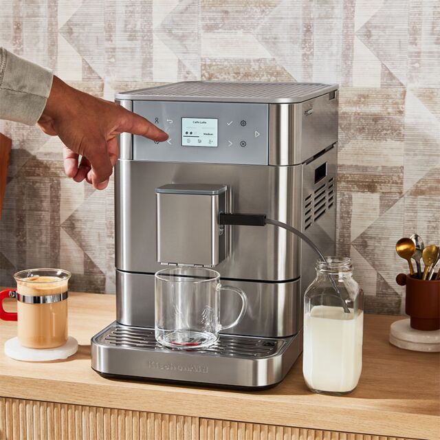 KitchenAid 5KES8556BSX KF6 Artisan Fully Automatic Espresso Machine - Stainless Steel