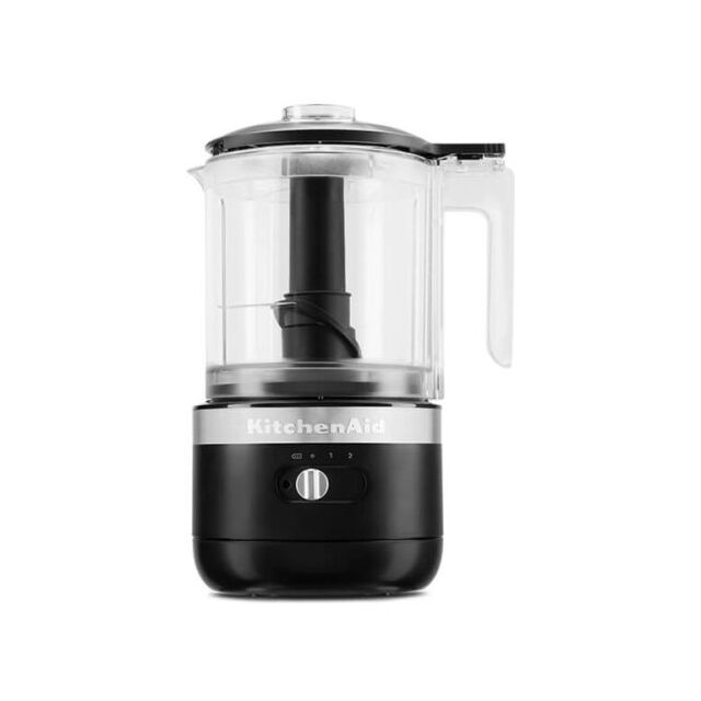 KitchenAid 5KFCB519BBM Cordless Food Chopper, Matte Black