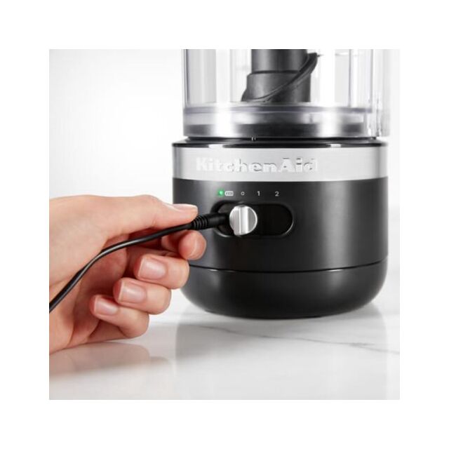 KitchenAid 5KFCB519BBM Cordless Food Chopper, Matte Black