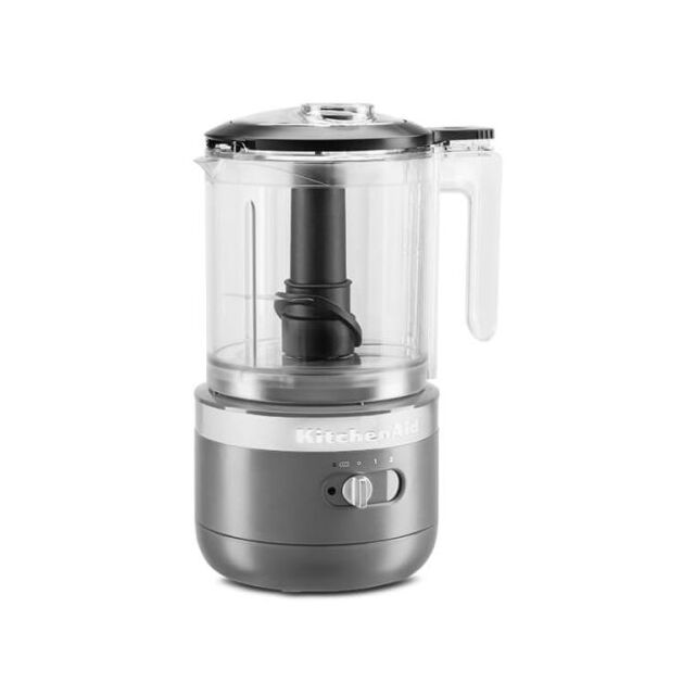 KitchenAid 5KFCB519BDG 1.19L Cordless Food Chopper, Charcoal Grey