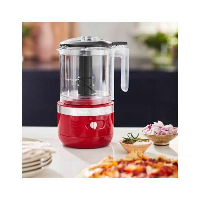 KitchenAid 5KFCB519BER 1.19L Cordless Food Chopper, Empire Red