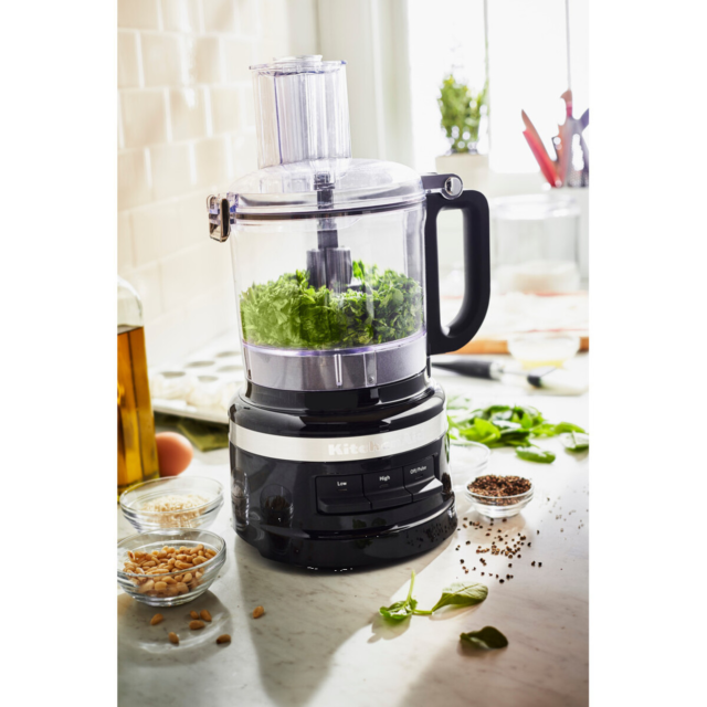 KitchenAid 5KFP0719BOB 1.7L Food Processor, Onyx Black