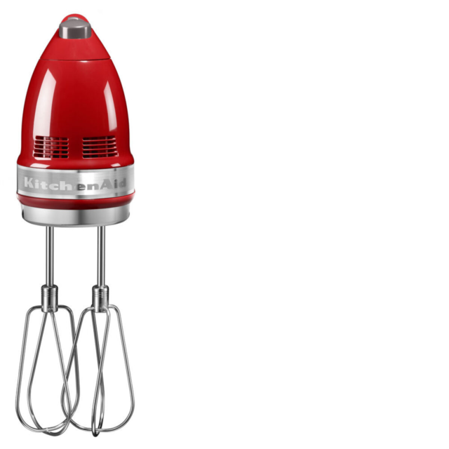 KitchenAid 5KHM9212BER 9 Speed Hand Mixer, Empire Red