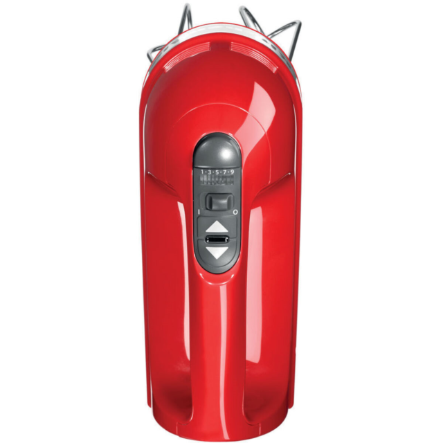 KitchenAid 5KHM9212BER 9 Speed Hand Mixer, Empire Red