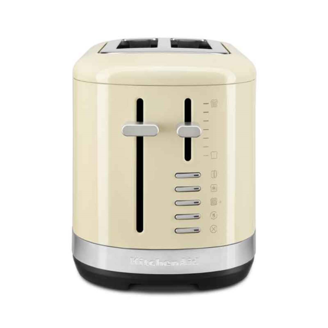 KitchenAid 5KMT2109BAC Manual Control 2 Slot Toaster – Almond Cream