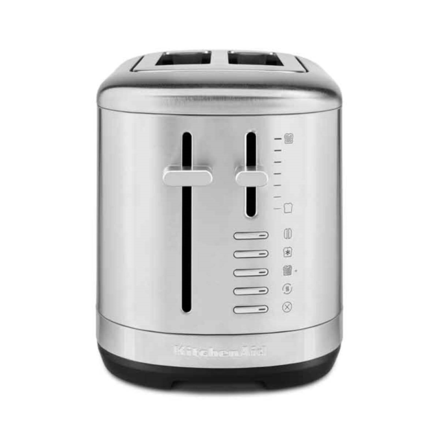 KitchenAid 5KMT2109BSX Manual Control 2 Slot Toaster, Stainless Steel