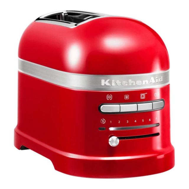 KitchenAid 5KMT2204BER ARTISAN 2-Slot Toaster, Empire Red