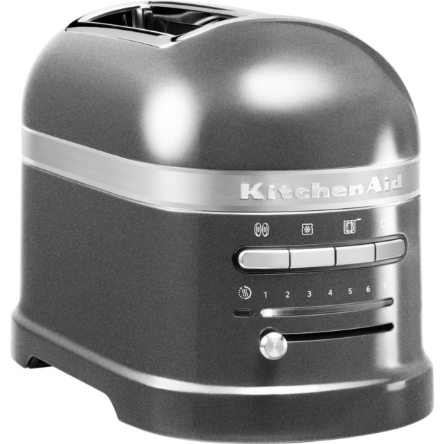 KitchenAid 5KMT2204BMS ARTISAN 2-Slot Toaster, Medallion Silver
