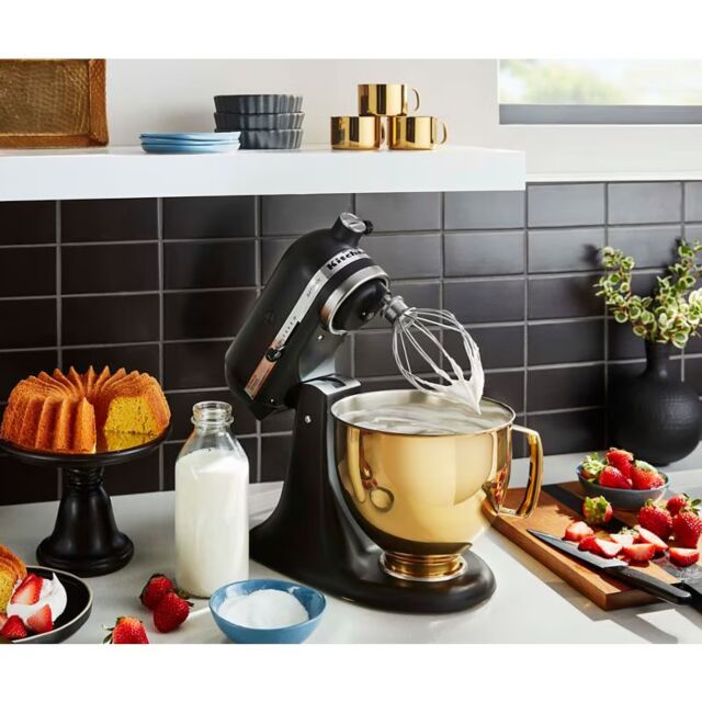 KitchenAid 5KSM125BBM Mixer Tilt-Head 4.8L - Artisan - Matte Black