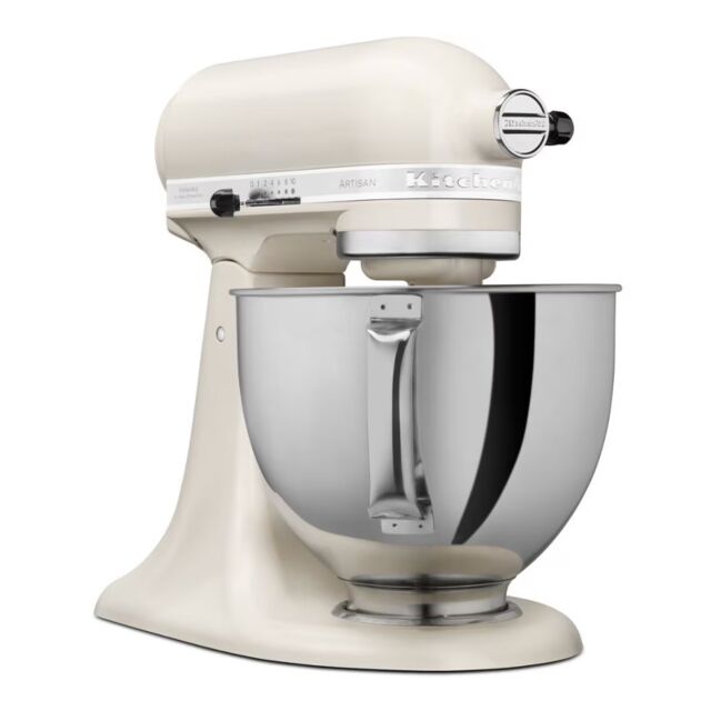 KitchenAid 5KSM125BPL Mixer Tilt-Head 4.8L - Artisan - Porcelain White