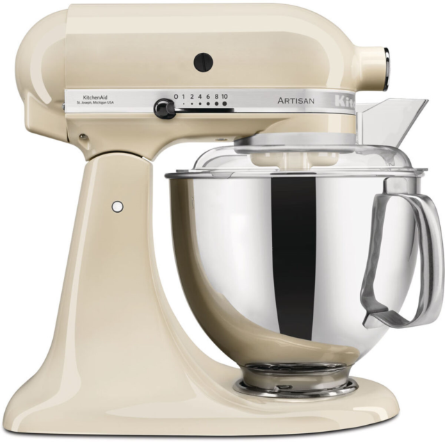 KitchenAid 5KSM175PSBAC 175 ARTISAN 4.8L Tilt-head Stand Mixer, Almond Cream