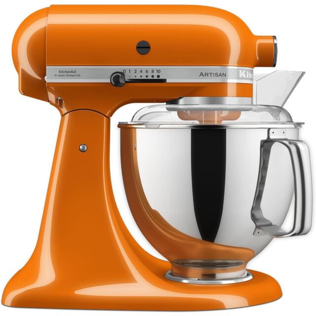 KitchenAid 5KSM175PSBHY 4.8L ARTISAN Tilt-head Stand Mixer, Honey