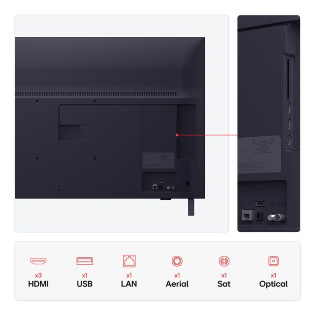 LG 43UA74006LB.AEK 43inch 4K Ultra HD Smart TV