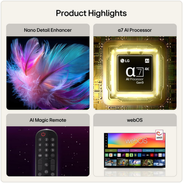 LG 50NU900B6LA 50inch 4K UHD Nano AI Smart TV