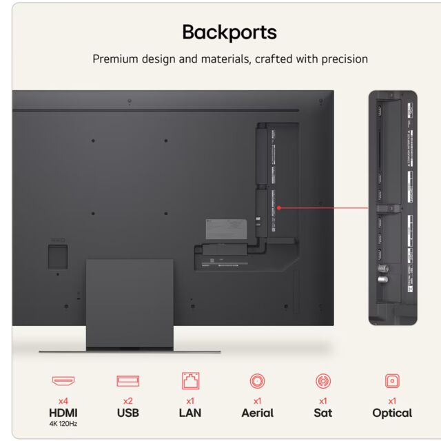 LG 50QNED87B6A.AEK 50inch 4K QNED evo AI Smart TV