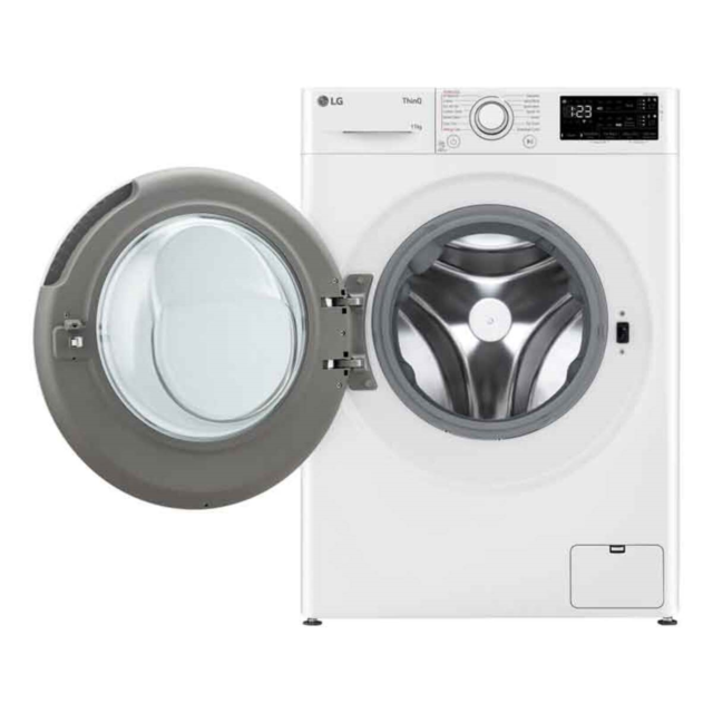 LG F4Y510WBLN1 A Rated 10kg 1400 RPM Washing Machine, White