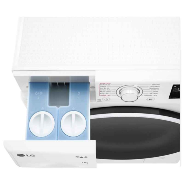LG F4Y510WBLN1 A Rated 10kg 1400 RPM Washing Machine, White
