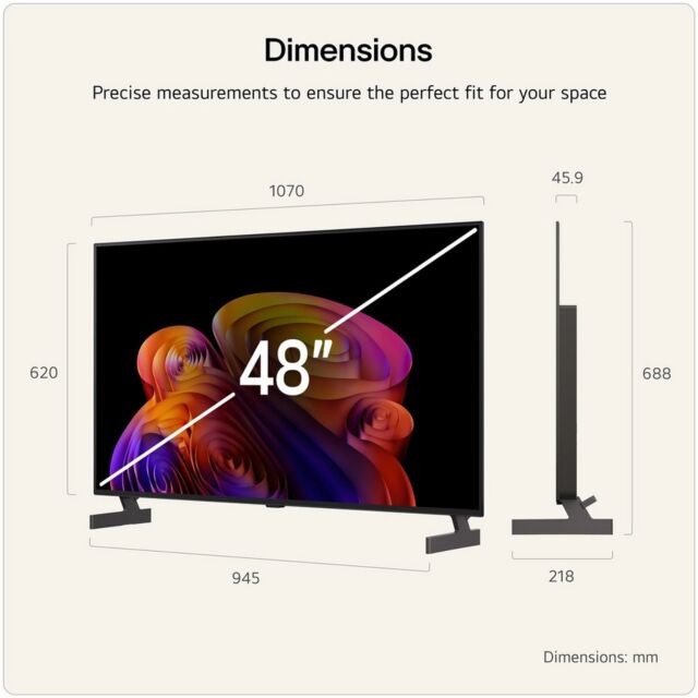 LG OLED48B6ELC.AEK 48inch 4K OLED AI Smart TV